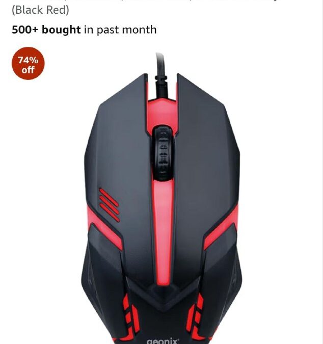 Amazon | Gaming Mouse at ₹ 129

https://amzn-to.co/gY5x2c