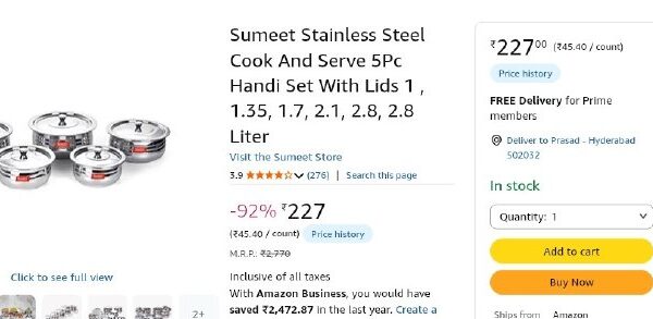 Loot @ 227🔥

🔗https://amzn-to.co/QJuGmT