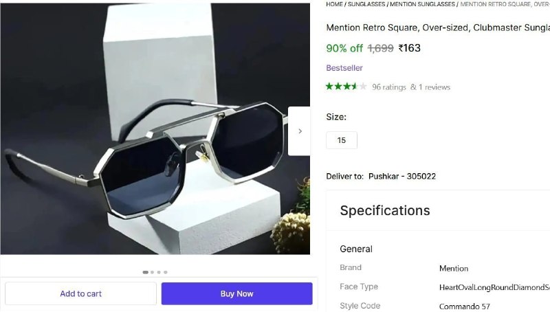 🔥  Clubmaster Sunglasses @ ₹163

🔗 https://bilty.co/rheb4A

@vintage_deals🛍️