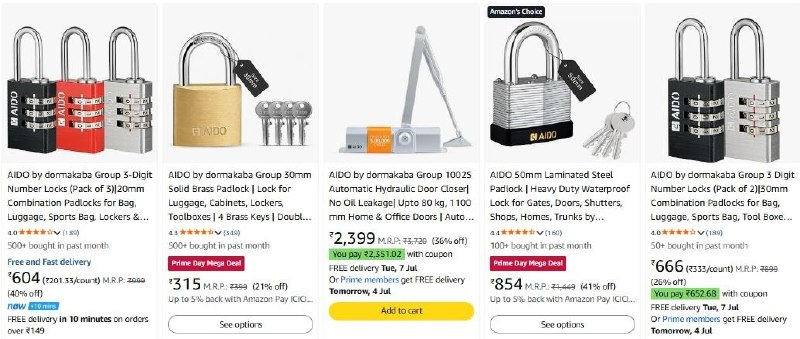 Amazon Grab : Up to 43% Off
