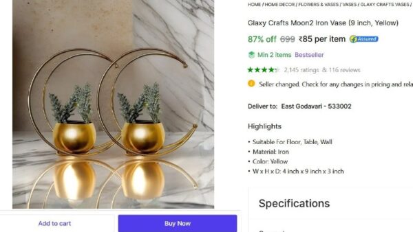 🔥  Iron Vase @ ₹85

🔗 https://bilty.co/PNpf7a