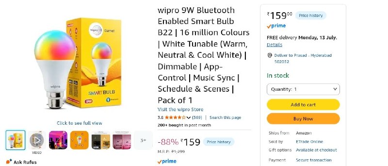 Loot @ 159🔥

🔗https://amzn-to.co/HMIxlh