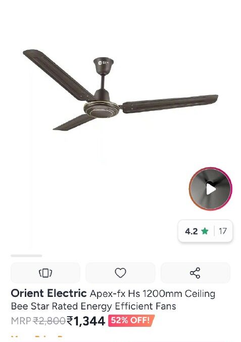 Myntra | Orient Electric Fans @ 1344

https://myntr.in/IBXdsp
https://myntr.in/yUCIAe
https://myntr.in/EQx1JL