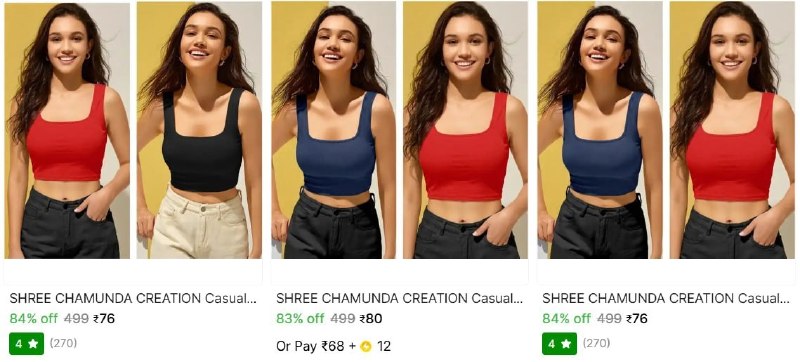 Shopsy |   Women’s Tops From ₹76

🔗 https://bilty.co/kqzLO2