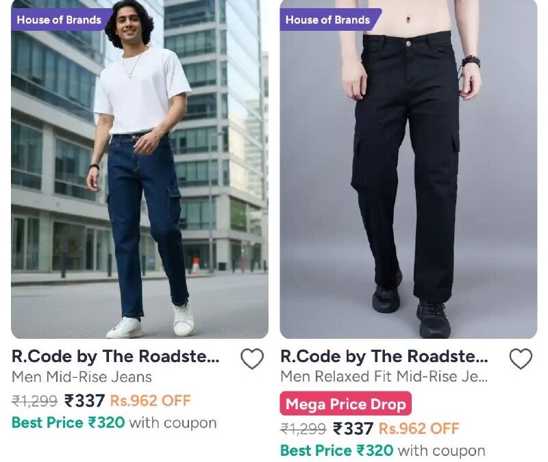 🔥Myntra : Roadster Jeans Starts ₹337

Men’s :
