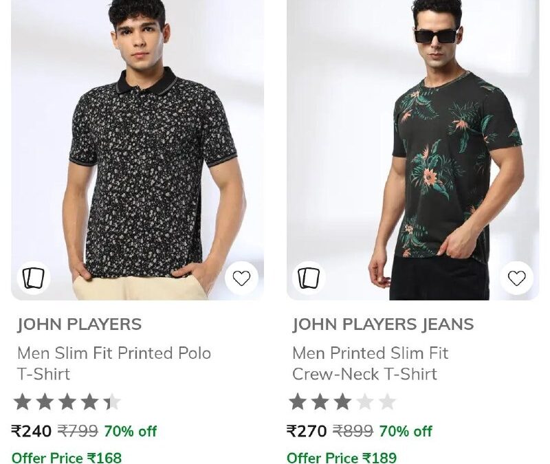 🔥AJIO : Upto 70% Off On John