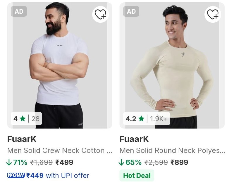 Flipkart : Fuaark – Min 60% Off

🔗