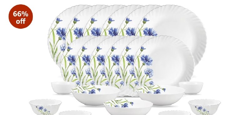 💥La Opala Opal Dinner Set 35 Pcs