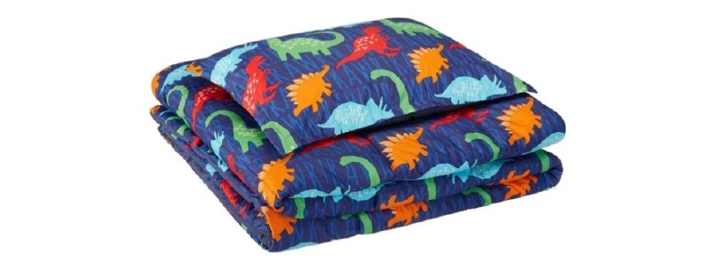 AmazonBasics Kid’s Comforter Set – Soft, Easy-Wash