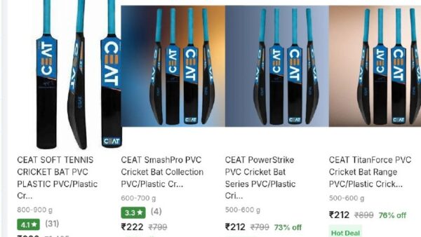 💥Ceat Cricket Bat upto 85% off

 starting