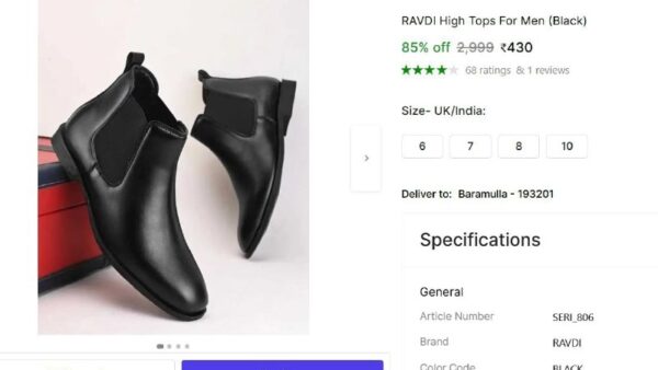 Shopsy | High Tops For Men (Black)