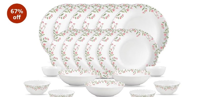 💥La Opala Opal Dinner Set 35 Pcs