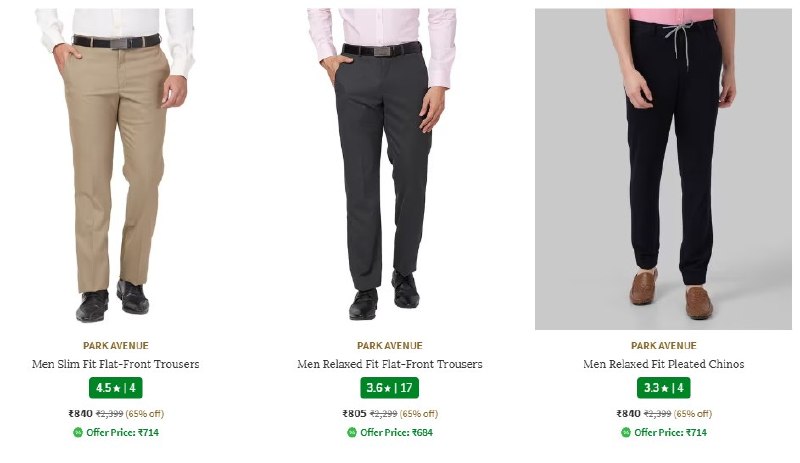 Ajio | Min. 60% Off On Raymond,