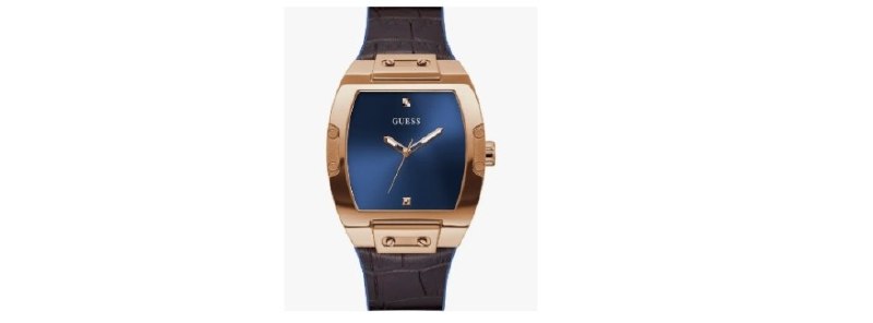 💥GUESS Mens 43 mm Phoenix Blue Dial