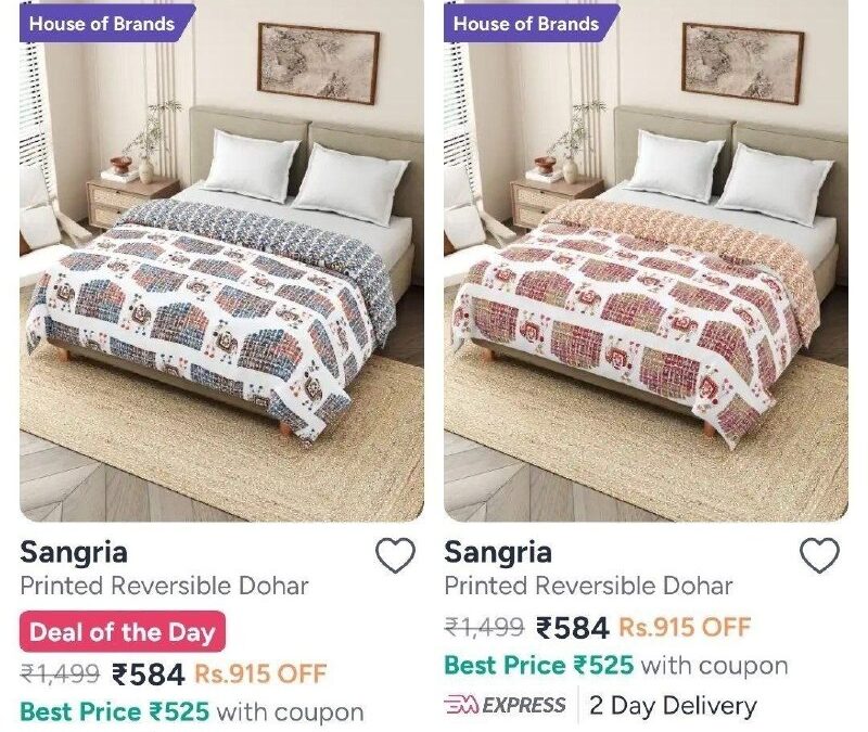 Myntra | Premium Pure Cotton Blankets Quilts