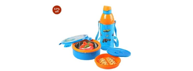 💥 CELLO Tiffy Hotwheelz Gift Set Insulated