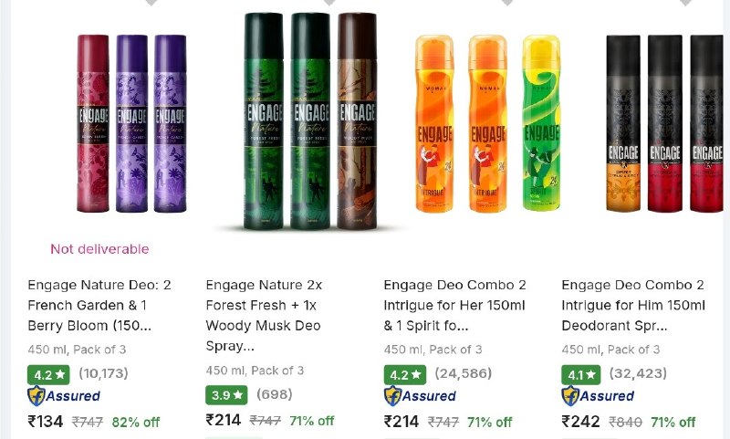 💥Upto 75% Off On Deodorants Combo.

Engage :