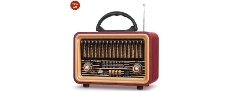 PRUNUS J-170 Retro Vintage Radio with Bluetooth