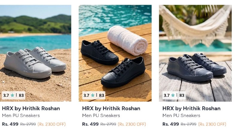 💥Myntra : HRX Shoes Start @ ₹485.🔥

Men