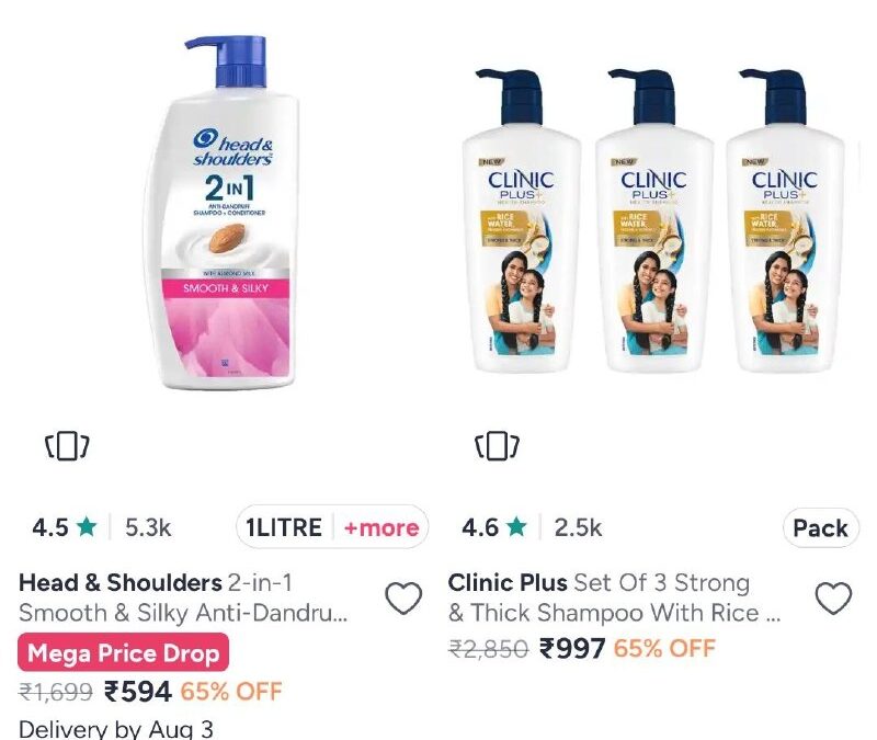 🔥Beauty Mega Deals on Myntra 🔥

⚡Haircare UPTO