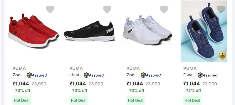 💥Upto 85% Off On Branded Shoes

Puma :
