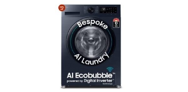 💥Samsung 12 kg, 5star, AI Ecobubble, Super