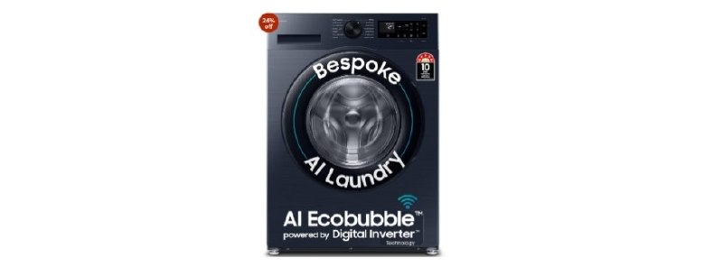 💥Samsung 12 kg, 5star, AI Ecobubble, Super
