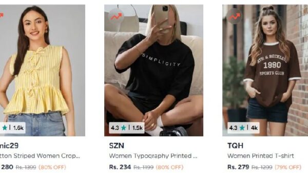 Myntra | Upto 80% off On Women’s
