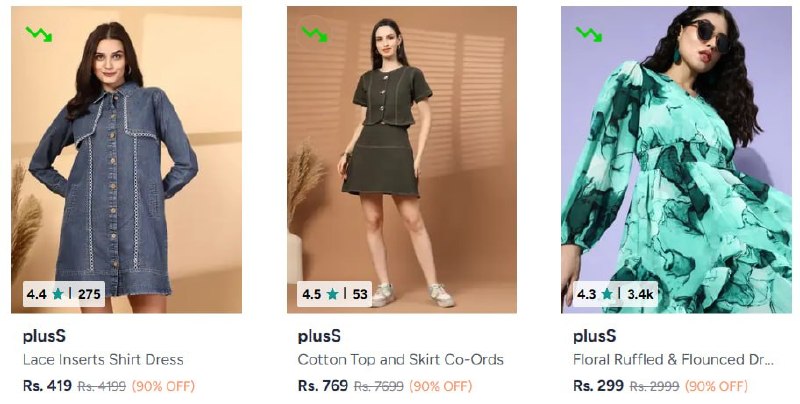Myntra | Upto 90% Off on Pluss