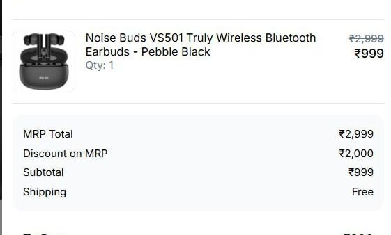🎧 Noise Buds VS501 @ ₹949 🔥

✅