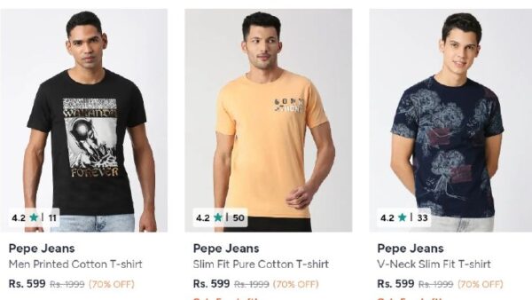 💥Myntra : Flat 70-75% Off On Pepe