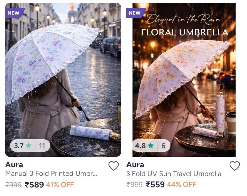 Myntra | Umbrella Starting at 339/- +