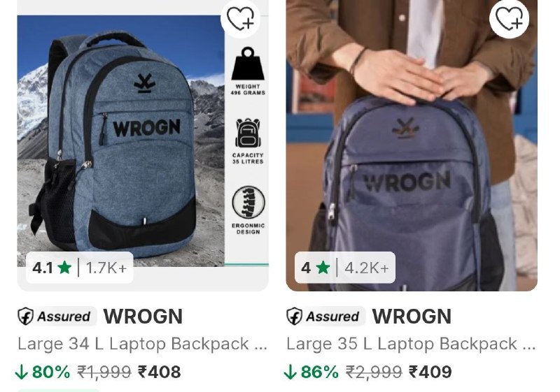 Flipkart | Wrogn Laptop Bags upto 86%