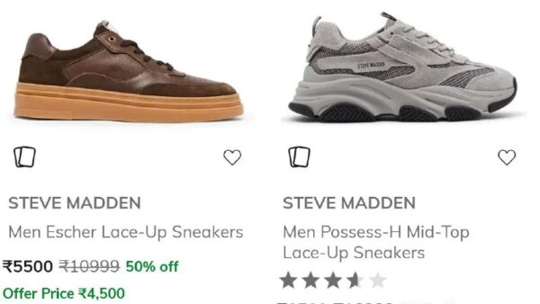 Ajio | Steve Madden, Dune London min