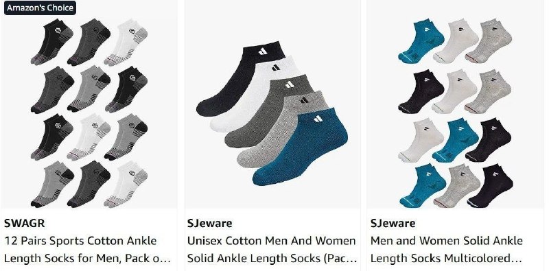 Amazon GRAB : Socks Upto 80% Off.

👉Link-