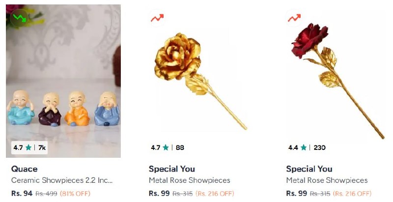 Myntra | Buy Showpieces starting at 94/-🔥

🔗