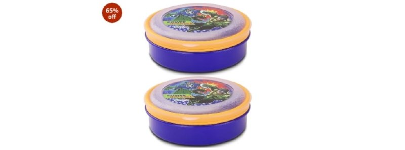 💥Nayasa Round Plastic Lunch Box | Pack