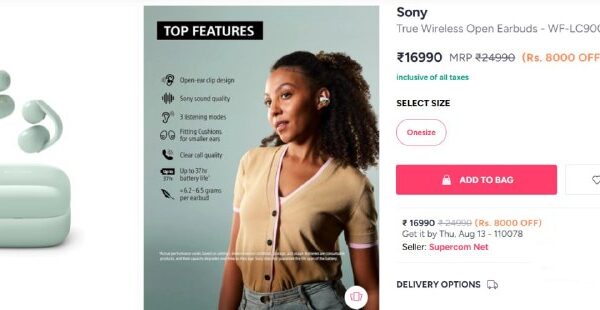Myntra | Newly Launched Sony Link Buds