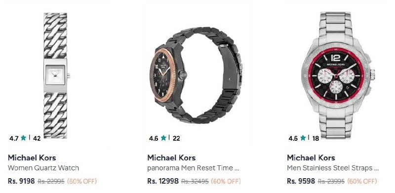 Myntra | Michael Kors Watches up to