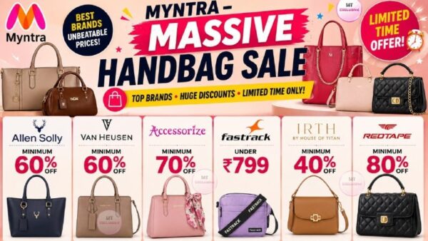 MYNTRA – MASSIVE HANDBAG SALE 🔥

 Allen
