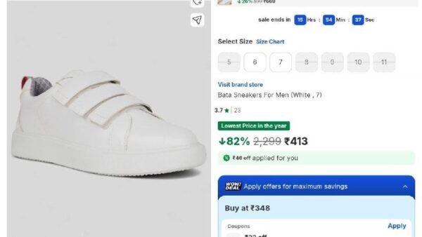 Bata Men Sneaker @413

https://fkrt.co/5rQkLE

Formal Shoes : https://fkrt.co/2spihL