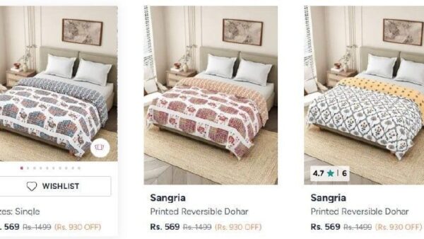 Myntra | Premium Pure Cotton Blankets Quilts