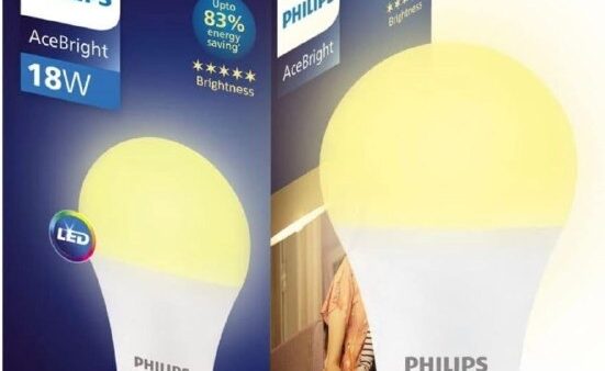 Philips 18W LED Bulb @162.

https://amzn-to.co/ekf8cS