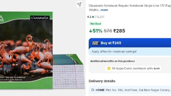 💥 Classmate Notebook Regular Notebook Single Line