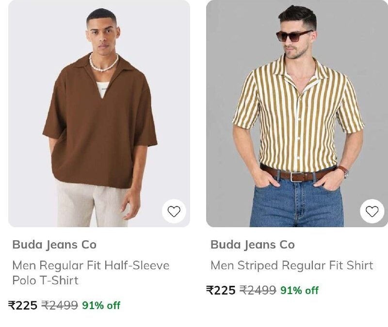 AJIO Loot : Upto 91% Off On
