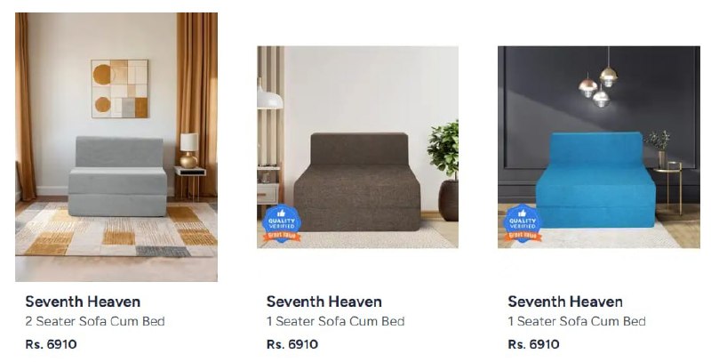 Myntra | Buy Inflatable Sofa and Bed