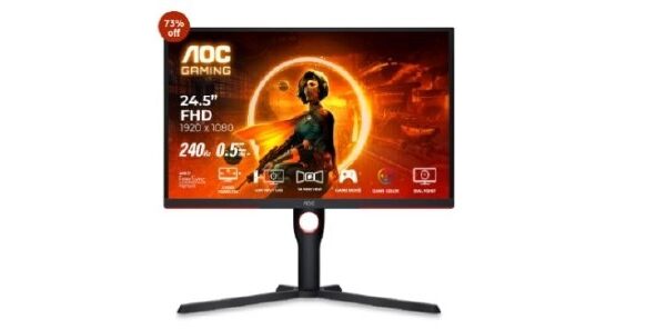 💥AOC 25G3ZM/BK 24.5″ FHD Gaming Monitor

💰Deal