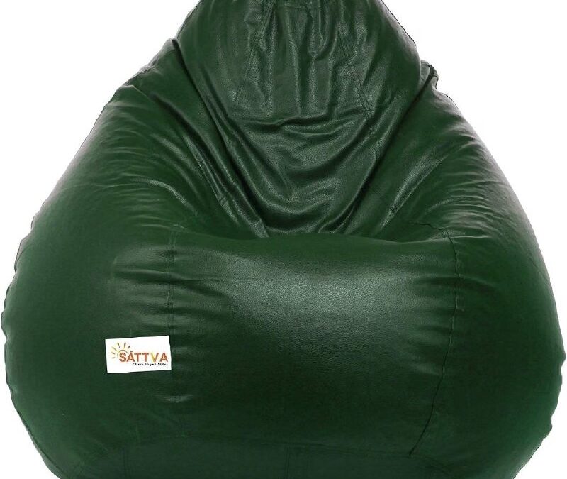 Amazon | Sattva Classic Leatherette Bean Bag