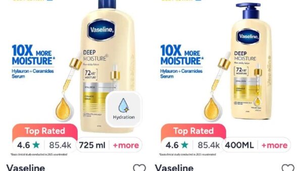 Myntra | 🔥Vaseline Skincare Min. 50% Off