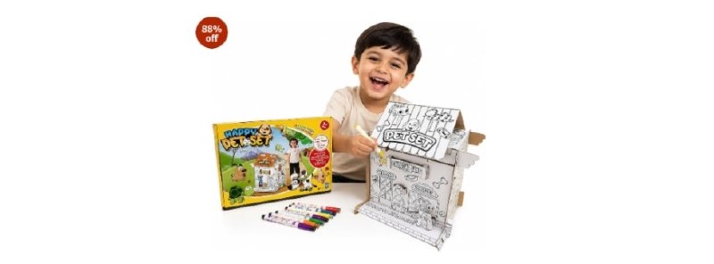 Crackles DIY 3D Paper Puzzle Craft Kit